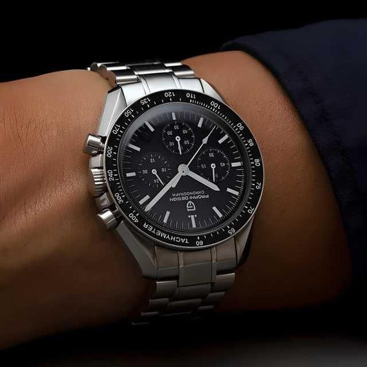 HRX-Stylo Men Silver Stainless Steel Strap Watch