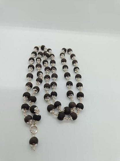 Original Karungali Mala and Trishul Pendant 2X Powerfull