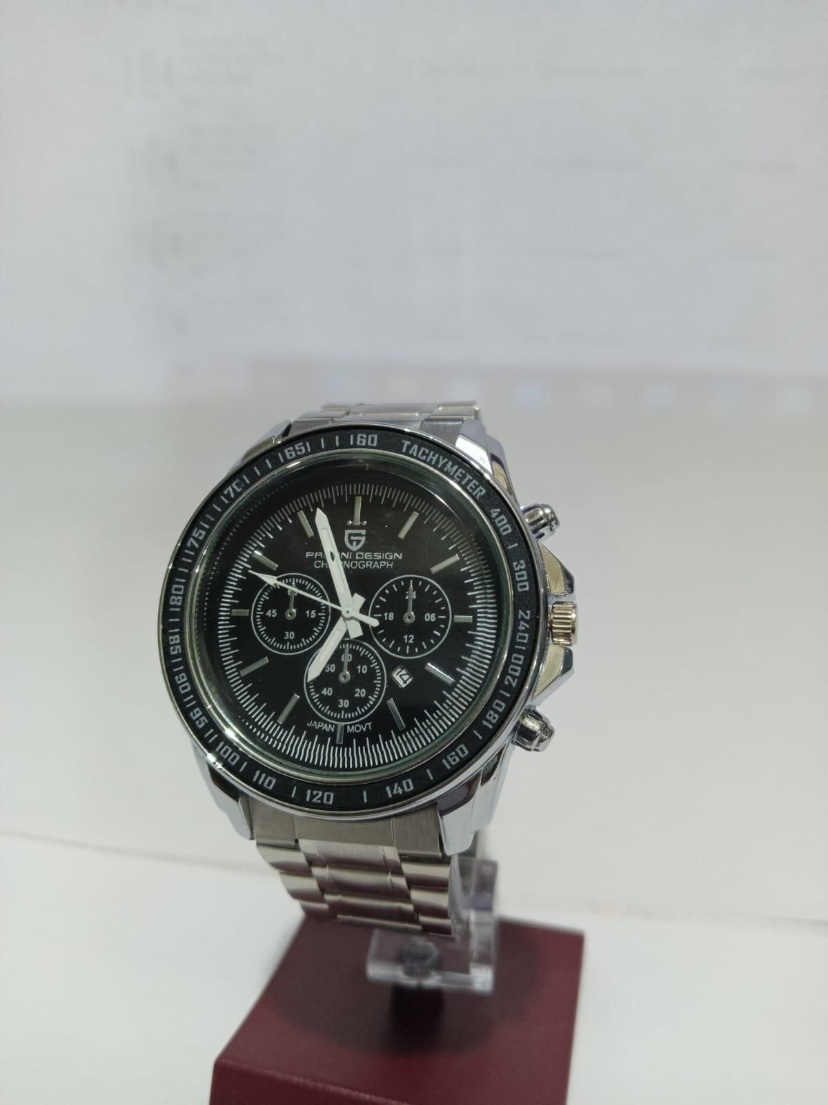HRX-Stylo Men Silver Stainless Steel Strap Watch