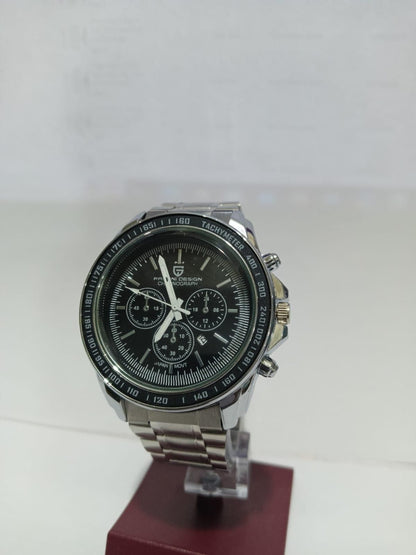 HRX-Stylo Men Silver Stainless Steel Strap Watch