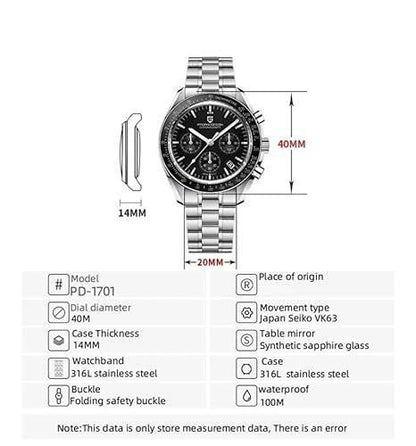 HRX-Stylo Men Silver Stainless Steel Strap Watch
