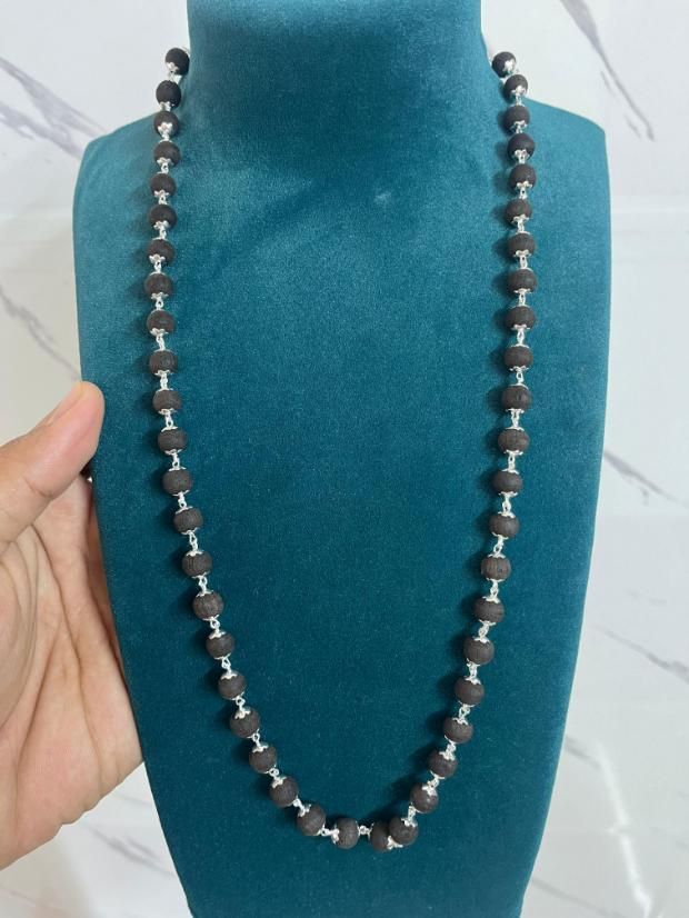 Original Karungali Mala and Trishul Pendant 2X Powerfull