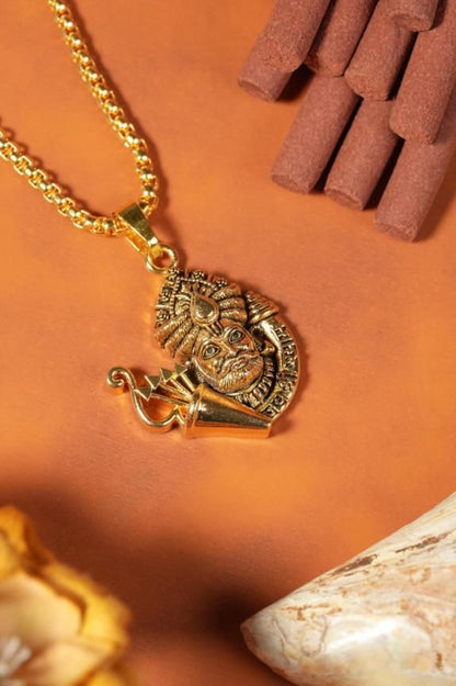 Divine Khatu Shyamji Pendant with Elegant Chain – A Sacred Symbol of Blessings and Prosperity