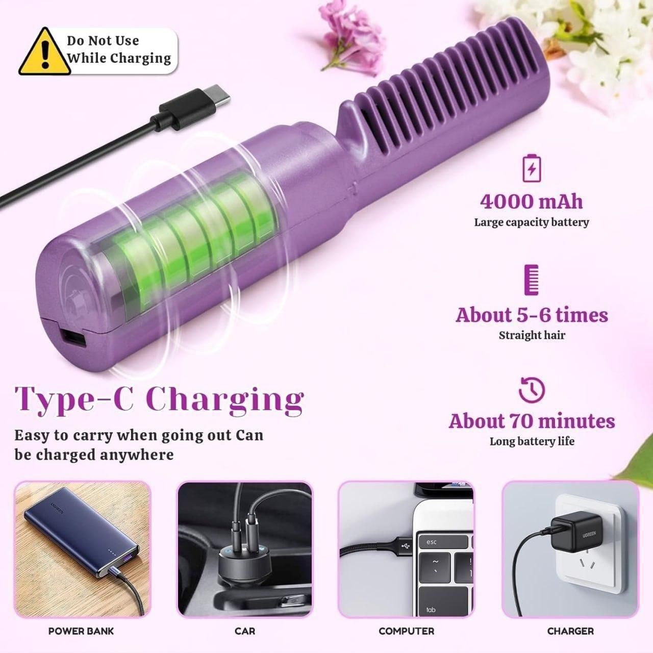 InCom Portable Mini Hair Straightener | InCom Pocket Mini Hair Straightener for Female💖