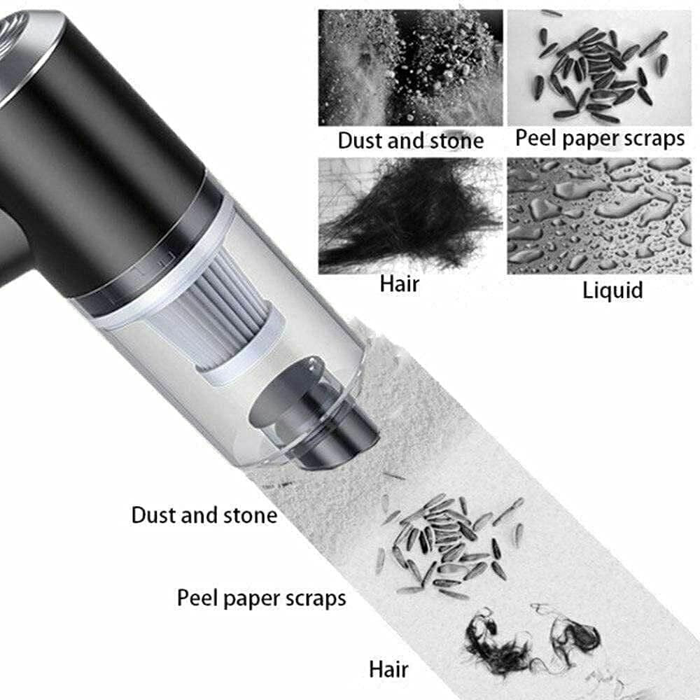 2-in-1 Portable Air Duster & Wireless Vacuum Cleaner by InCom