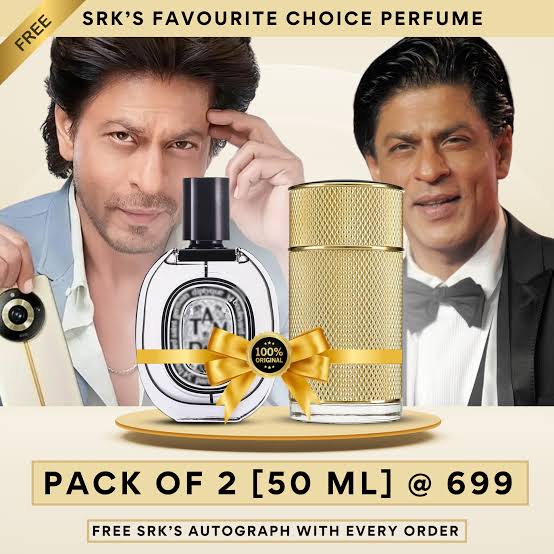 SRK Signature DUO Perfume - Dullhin LONDON and Tom Deo Luxurious Perfume Combo